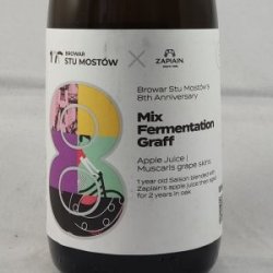 8th Anniversary Mix Fermentation Graff  37,5cl - Gedeelde Vreugde