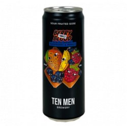 Ten Men Brewery TWICE BERRY BLOOD: BLACKCURRANT RASPBERRY AND MANGO - Beerfreak