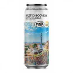 PINTA  BierCaB  Hazy Discovery Barcelona  West Coast IPA - Sklep Impuls