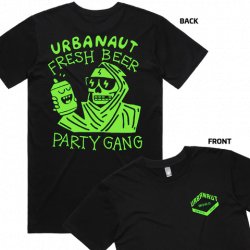 Urbanaut Brewing Co.. Urbanaut Party Gang Reaper T-Shirt - Urbanaut Brewing