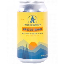 Athletic Brewing Company Upside Dawn Golden Ale (Non Alcoholic) - Half Time