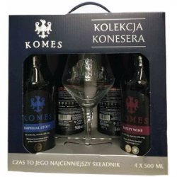 Komes Kolekcja Konesera  ZESTAW x4 + POKAL - Sklep Impuls