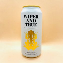 Wiper and True Brewery. Purple Rain [Blackcurrant Sour] - Alpha Bottle Shop & Tap