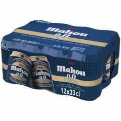 Cerveza tostada Mahou 0.0 alcohol pack de 12 latas de 33 cl. - Carrefour España