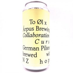 To Øl x Ārpus Brewing Co. - Collaboration Curse - Hop Craft Beers