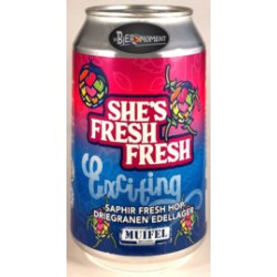 Muifelbrouwerij ~ She's Fresh, Fresh Exciting Edellager 33cl can - Hetbiermoment.nl