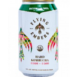 Flying Embers Hard Kombucha Watermelon - Half Time