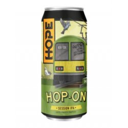 HOPE Hop-On Session IPA 4.3% 44cl Can - The Wine Centre