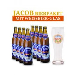 Jacob Winter Weisse Bierpaket mit Glas - Biershop Bayern