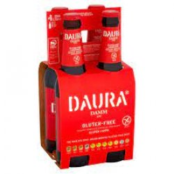 Daura- Damm Gluten Free 4x 330ml Pack Pilsner 5.4% ABV 330ml Bottle - Martins Off Licence