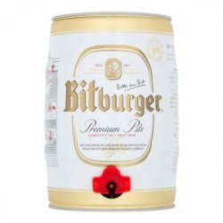 Bitburger Premium Pils Mini Keg - Be Hoppy!