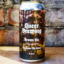 Queer Brewing Lay Down My Bones Brown Ale 4.9% (440ml) - Caps and Taps