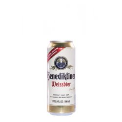 BENEDIKTINER WEISS BEER CAN 0.5L - The German Bottle Shop