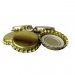 TAPON CORONA CHAPA Ø 29 MM HOJALATA COLOR ORO + JUNTA 