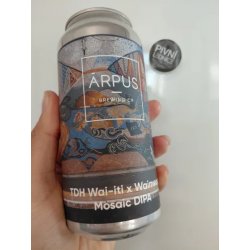 Ārpus Brewing Co. TDH Wai-iti X Waimea X Mosaic DIPA Ārpus Brewing Co. TDH Wai-iti X Waimea X Mosaic DIPA