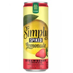 Simply Spiked Strawberry Lemonade
