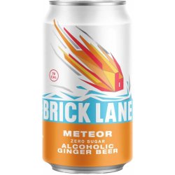 Brick Lane Meteor Zero Sugar Ginger Beer 355ml  Barrel & Batch - Barrel & Batch