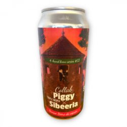 Sibeeria BreweryPiggy, 4-Hand Brew Series #12, NE. TIPA,  0,44 l.  9,5% - Best Of Beers