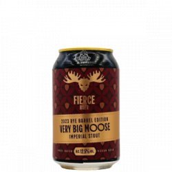 Fierce Beer  Very Big Moose 2023 Rye Barrel Edition - Rebel Beer Cans