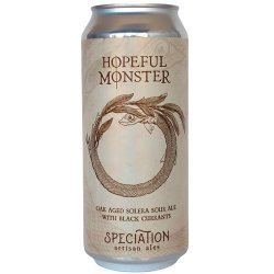 Speciation Hopeful Monster 2022 Oak Aged Solera Blackcurrant Sour Ale 473ml (7.5%) - Indiebeer