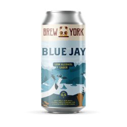 Brew York  Blue Jay, 0.5% 440ml - The Alcohol Free Co