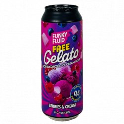 Funky Fluid Free Gelato: Berries & Cream