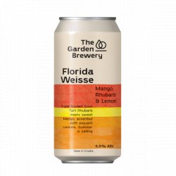 The Garden Brewery Mango, Rhubarb & Lemon Florida Weisse - Craft Central