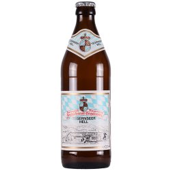 Tegernseer Hell Helles Lager 500ml (4.8%) - Indiebeer