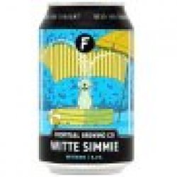 Frontaal Witte Simmie Witbier 0,33l - Craftbeer Shop