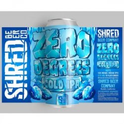 Shred Beer Co. Zero Degrees Cold IPA 16oz can - Bine & Vine