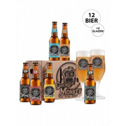 VOORDEELPAKKET MET 2 GLAZEN - Guilty Monkey Brewery