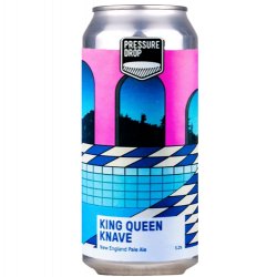 Pressure Drop King Queen Knave New England Pale Ale 440ml (5.2%) - Indiebeer