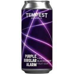 Tempest Brewing Co, Purple Burglar Alarm, Blackcurrant Friut Sour 440ml Can - The Fine Wine Company