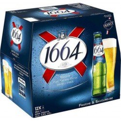 Kronenbourg 1664 BiÃre prenium 5.5% 12 x 25 cl 5.5%vol. - Selfdrinks