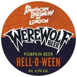 Werewolf Hell-O-Ween Pumpkin Spice Ale Pumpkin Beer 330ml (4.5%) - Indiebeer