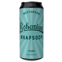 Westerham Bohemian Rhapsody Gluten Free Pilsner Lager 440ml (5%) - Indiebeer