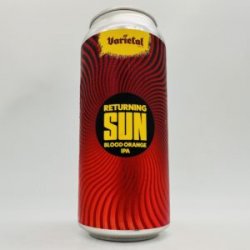 Varietal Returning Sun Hazy Blood Orange + Orange Zest IPA Can - Bottleworks