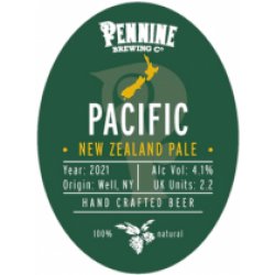 Pennine Brewing Co. Pacific (Cask) - Pivovar