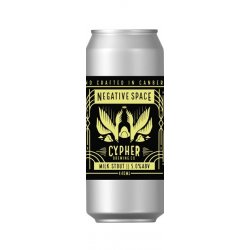 CYPHER BREWING NEGATIVE SPACE MILK STOUT - Brü Craft Beer