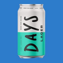 Days Brewing Alcohol Free Lager Can (0.0% ABV) - Wise Bartender