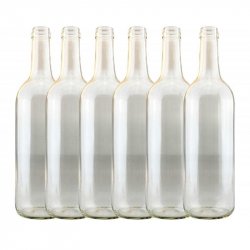 Wine Bottles Clear 750ml (15) - Glass - Brewbitz Homebrew Shop