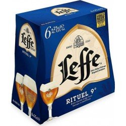 Leffe BiÃre blonde rituel 9% 6 x 25 cl 9%vol. - Selfdrinks