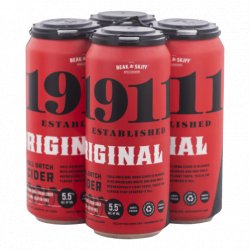 1911 Spirits Original Hard Cider 4 pack 12 oz. Bottle - Petite Cellars