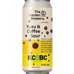 The Garden Brewery x KCBC Yuzu & Coffe Sour 440ML - Drink Store