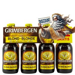 Grimbergen Blond 33Cl 6+2 - Belgian Beer Heaven