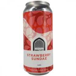 Vault City Brewing  Strawberry Sundae 44cl - Beermacia