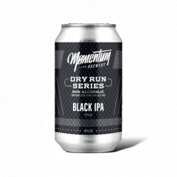 Momentum Brewery - BLACK IPA „Dry Run Series“ Non-Alcoholic IPA - 12oz - Proofnomore