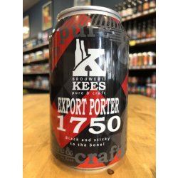 Kees 1750 Export Porter 330ml Can - Purvis Beer