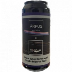 Arpus X Finback - Maple Syrup Barrel Aged Vanilla Imperial Stout - Speciaalbierkoning