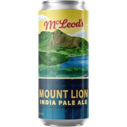 Mcleods Mount Lion IPA 440ml BB 010824 - The Beer Cellar